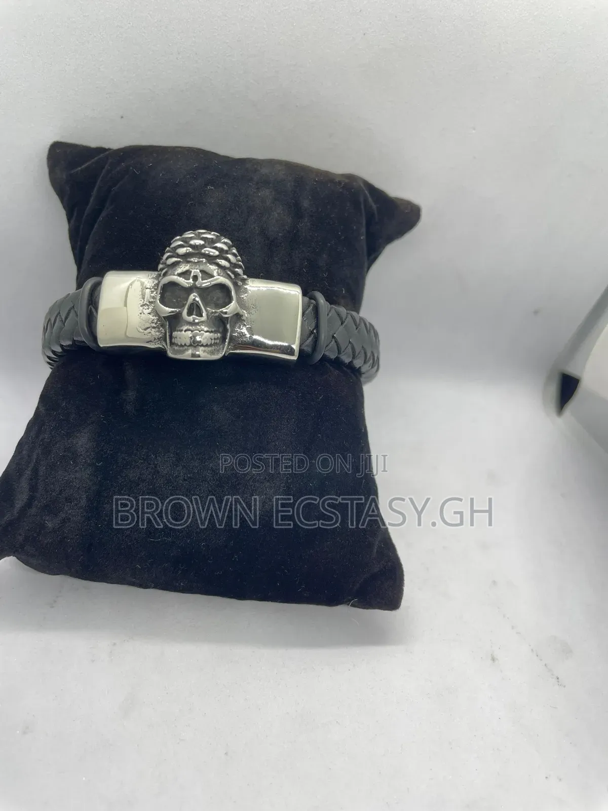 Skull Leather Bracelet