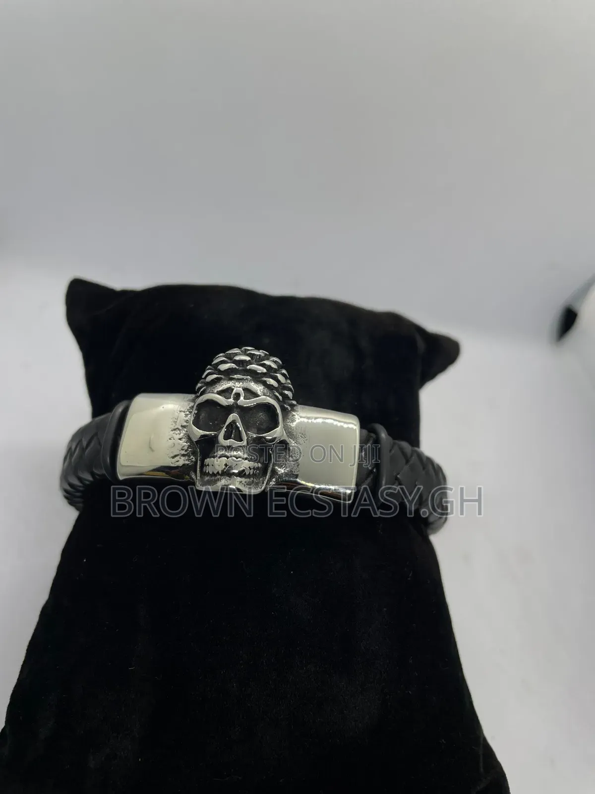 Skull Leather Bracelet
