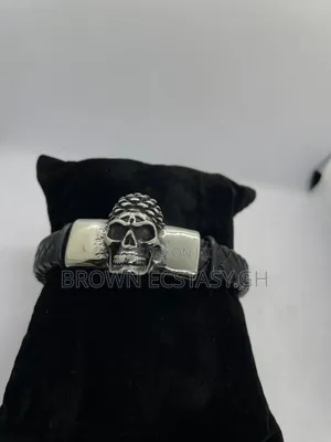 Skull Leather Bracelet