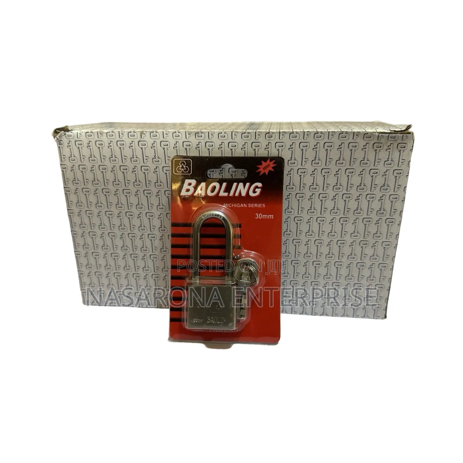 Baoling Long Padlock 30mm (12 Pieces)
