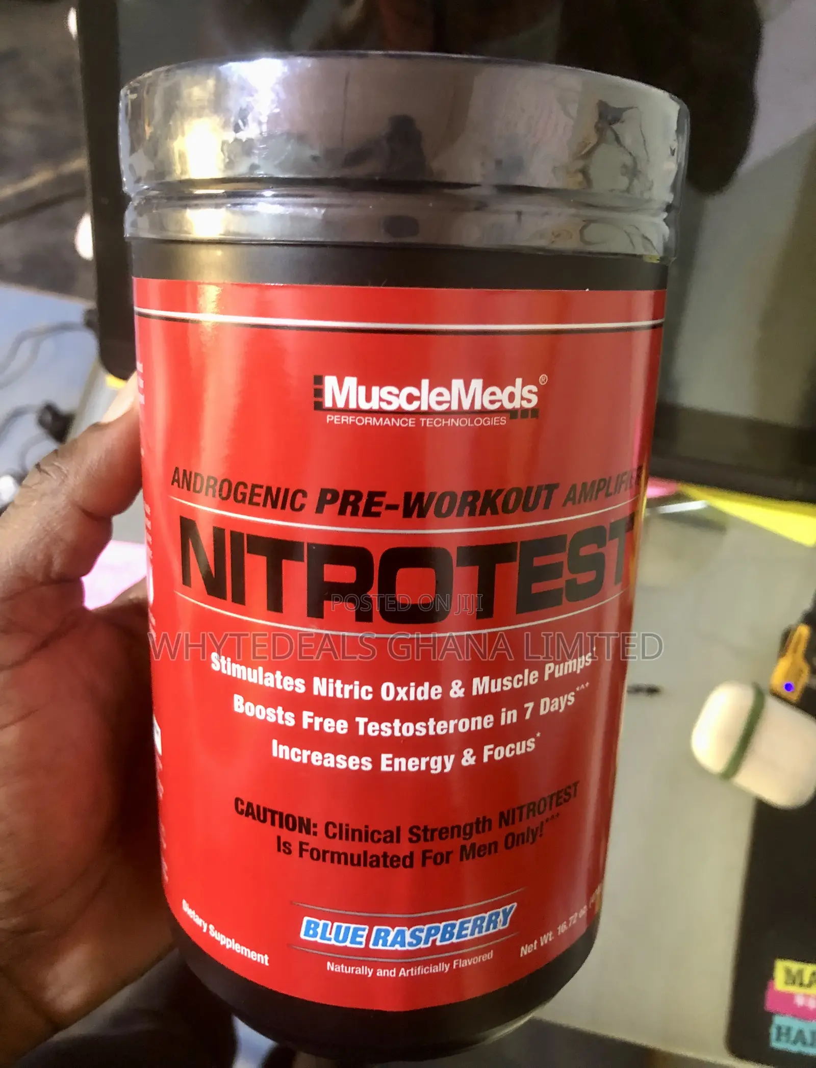Nitrotest Pre-Workout Boost Nitric Oxide, Testosterone