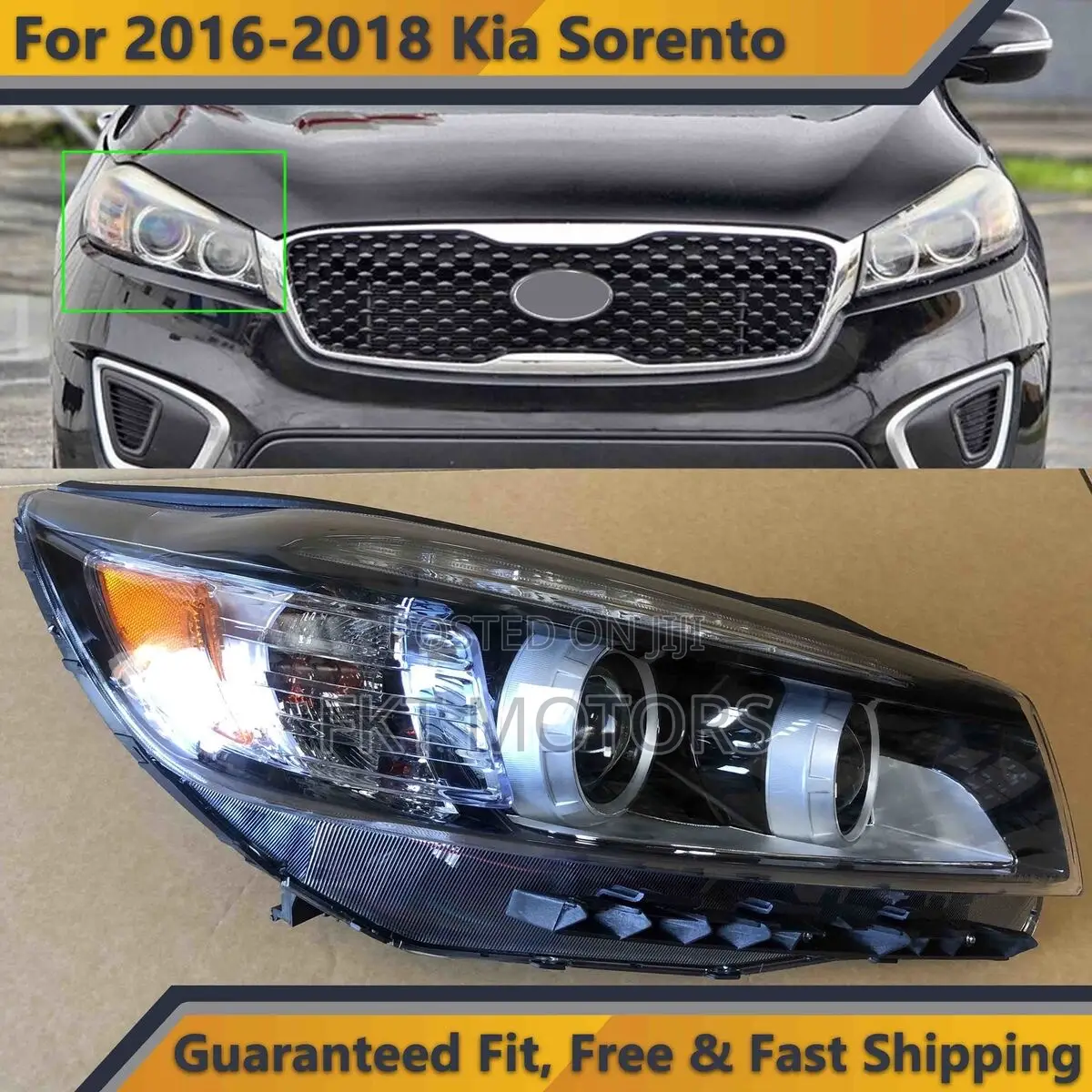 Kia Sorento Headlight 2016,2017,2018