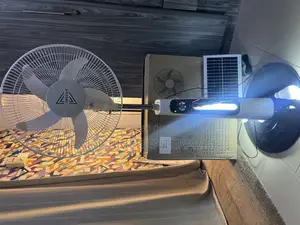 Rechargeable Solar and Electricity 16 Inches Fan
