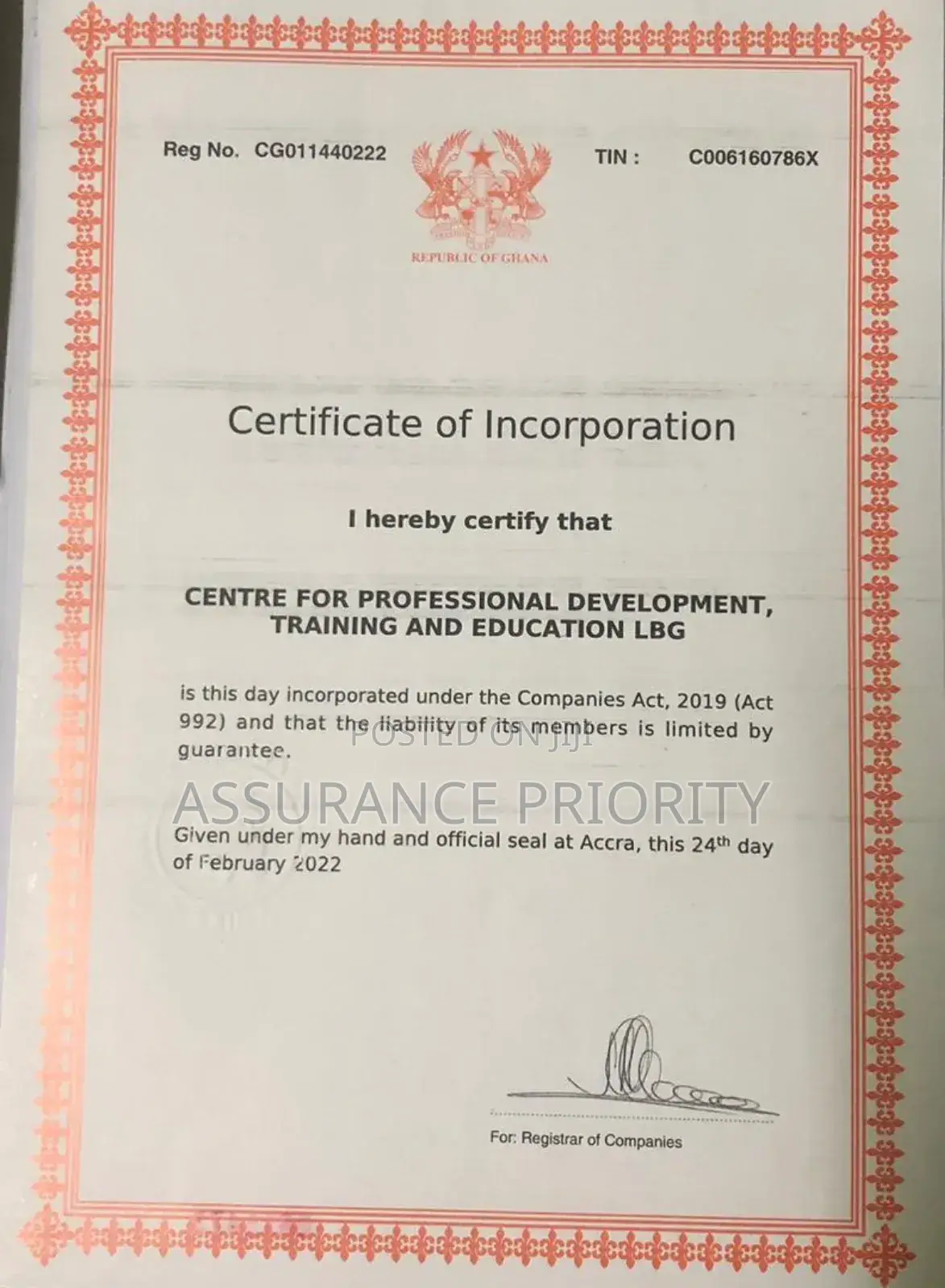 Business Registration