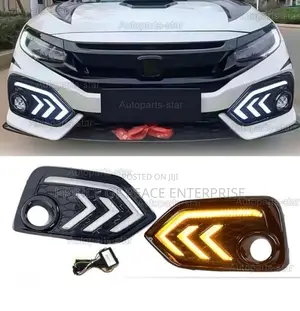 Honda Civic Hatchback 2017 2018 19 2020 2021 LED Foglight