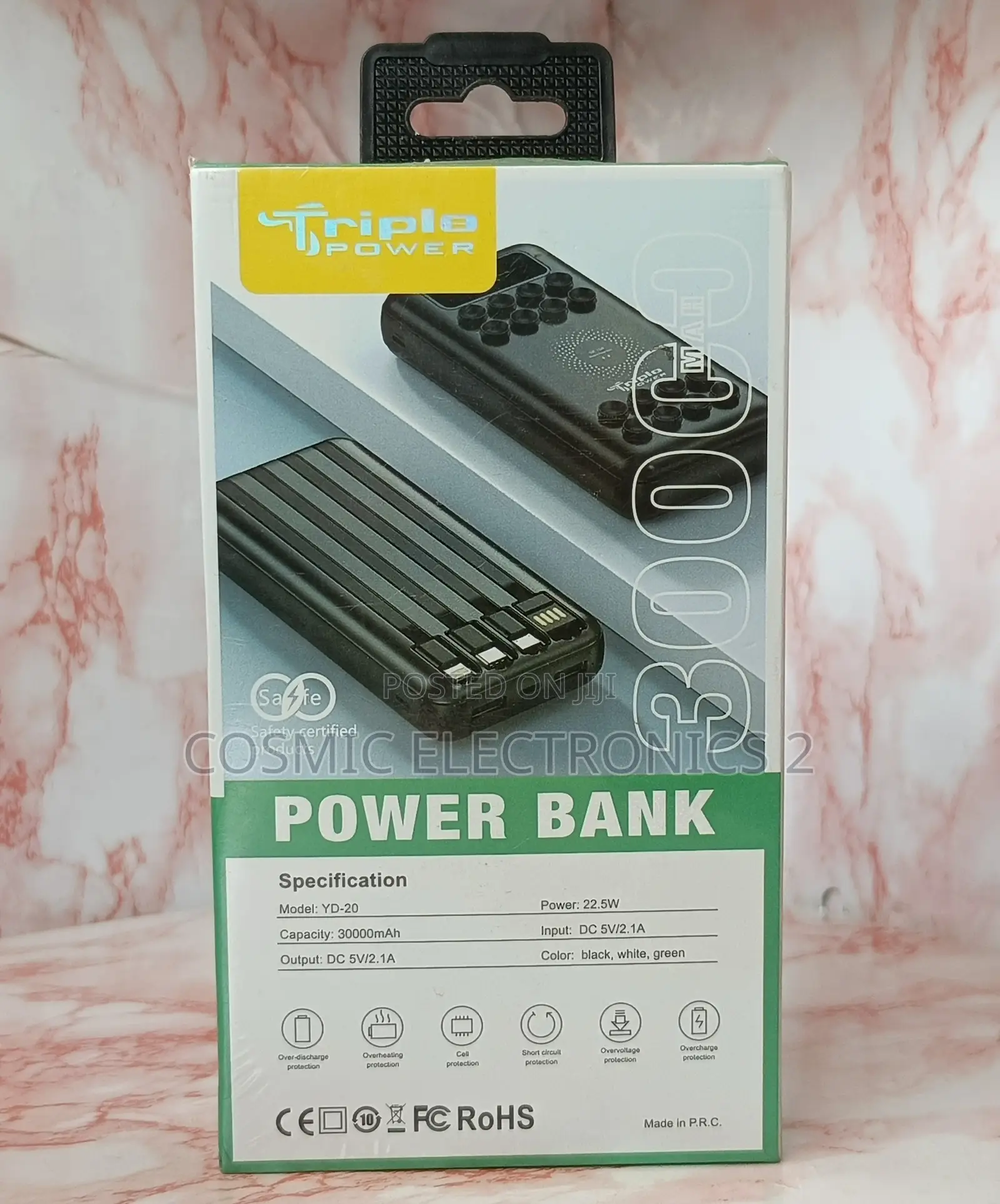 Triple Power 4-in-1 Power Bank - YD-20