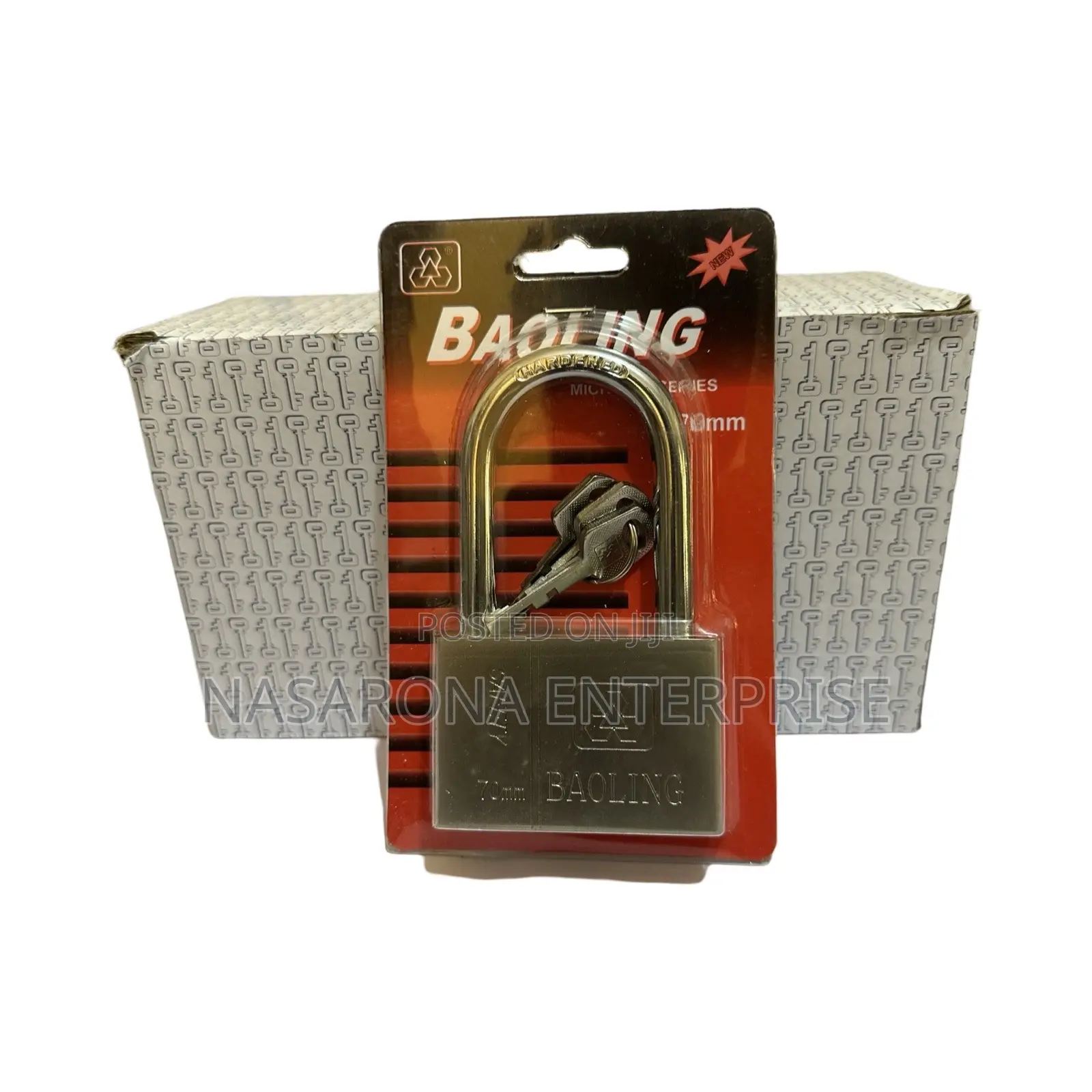 Baoling Security Padlock 70mm (12 Pieces)