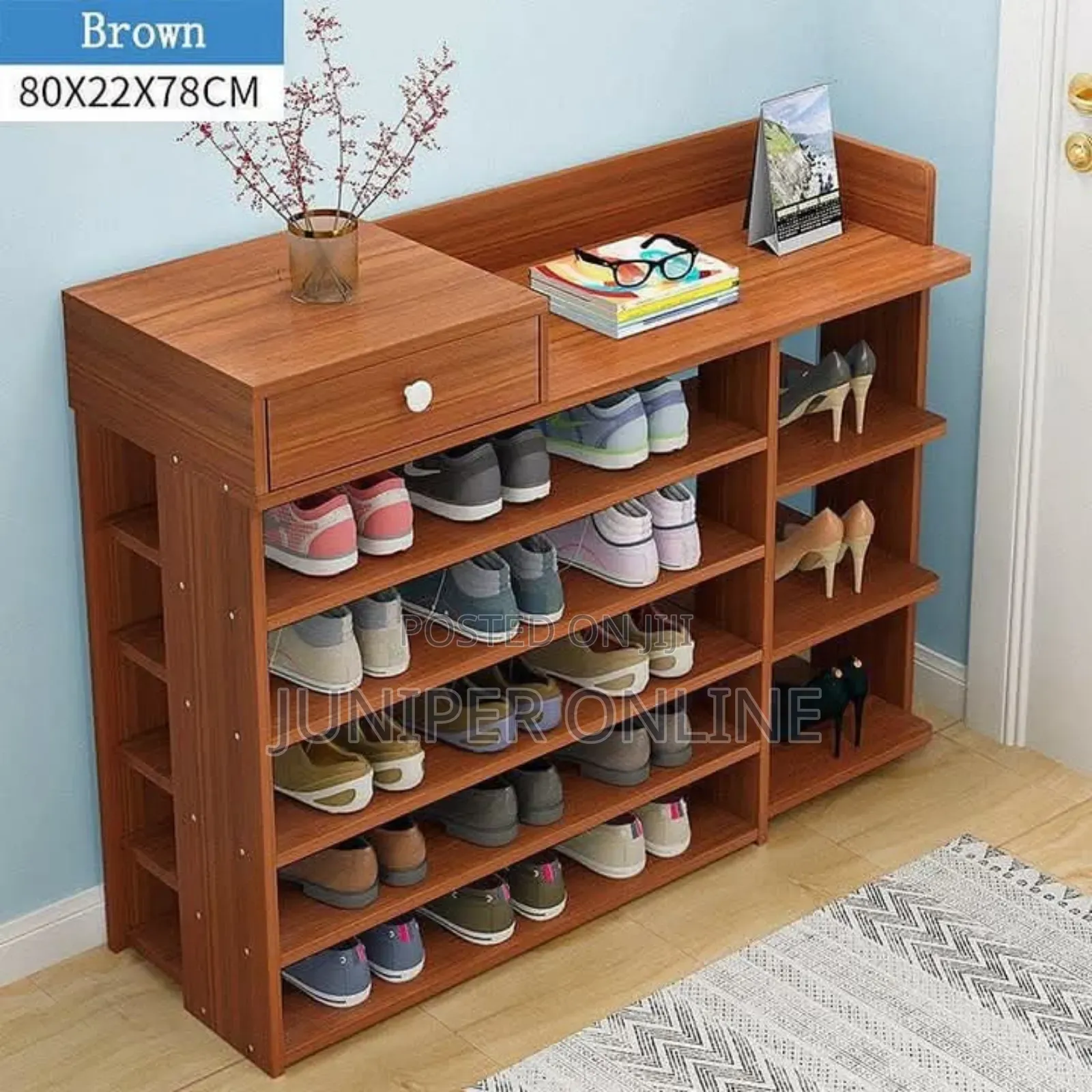 Shoe Rack Preete Brown