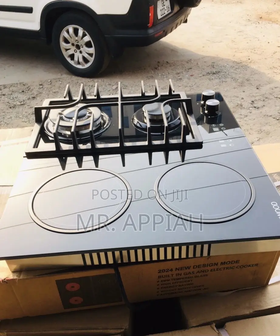 Fast Cooking Kenwood 2 Gas With 2 Electric Cooker.