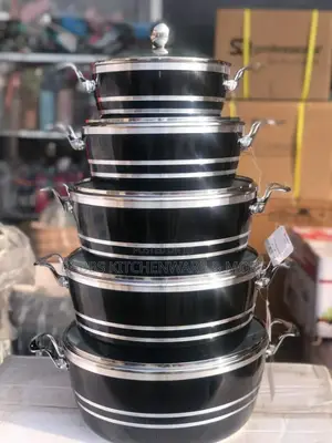 Beautiful and Quality Aluminum Cook Ware Set. 5psc