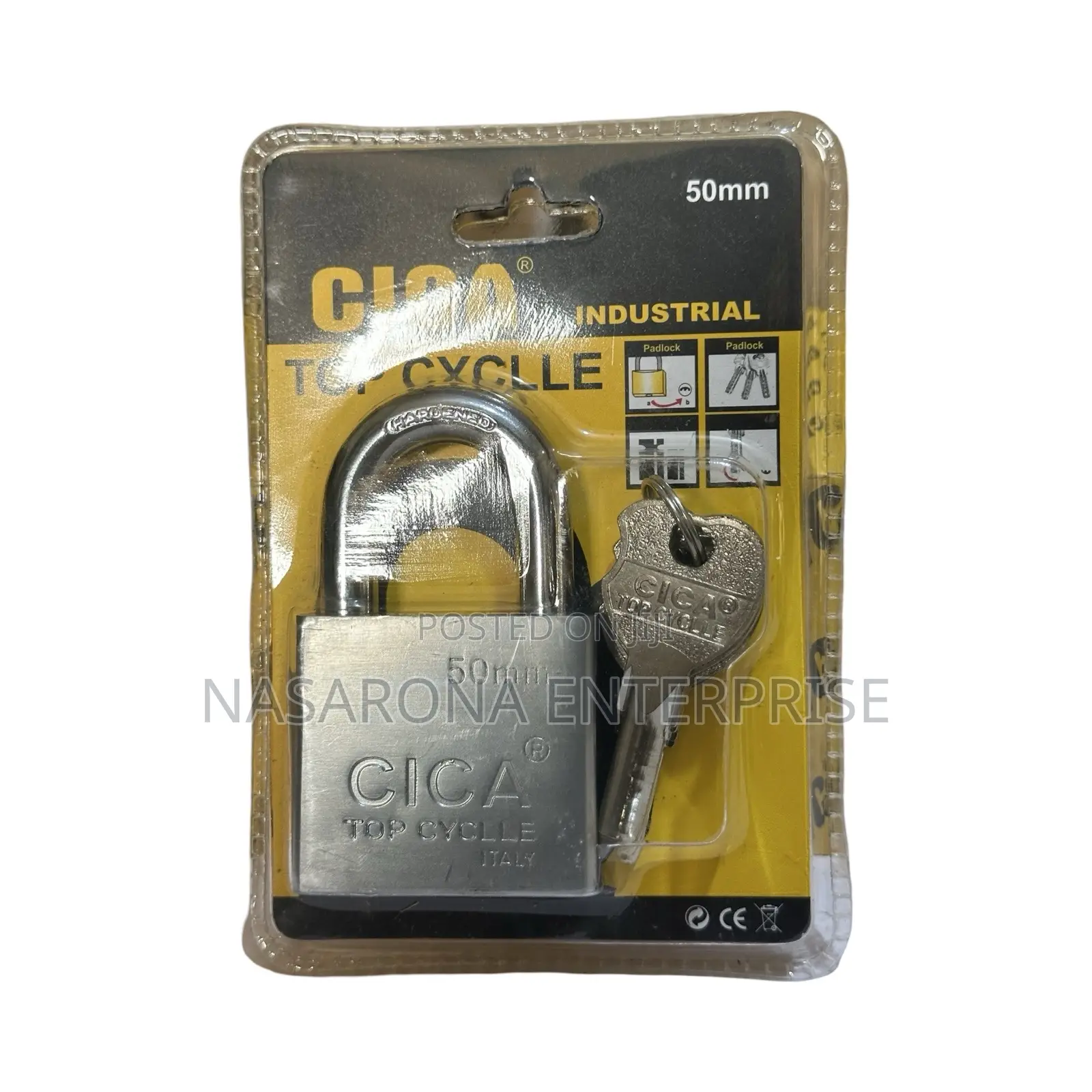 Cica Topcycle Security Padlocks 50mm Small (6 Pieces)