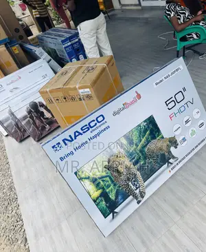 New Nasco 50 Inch Full HD Digital Satellite Television.