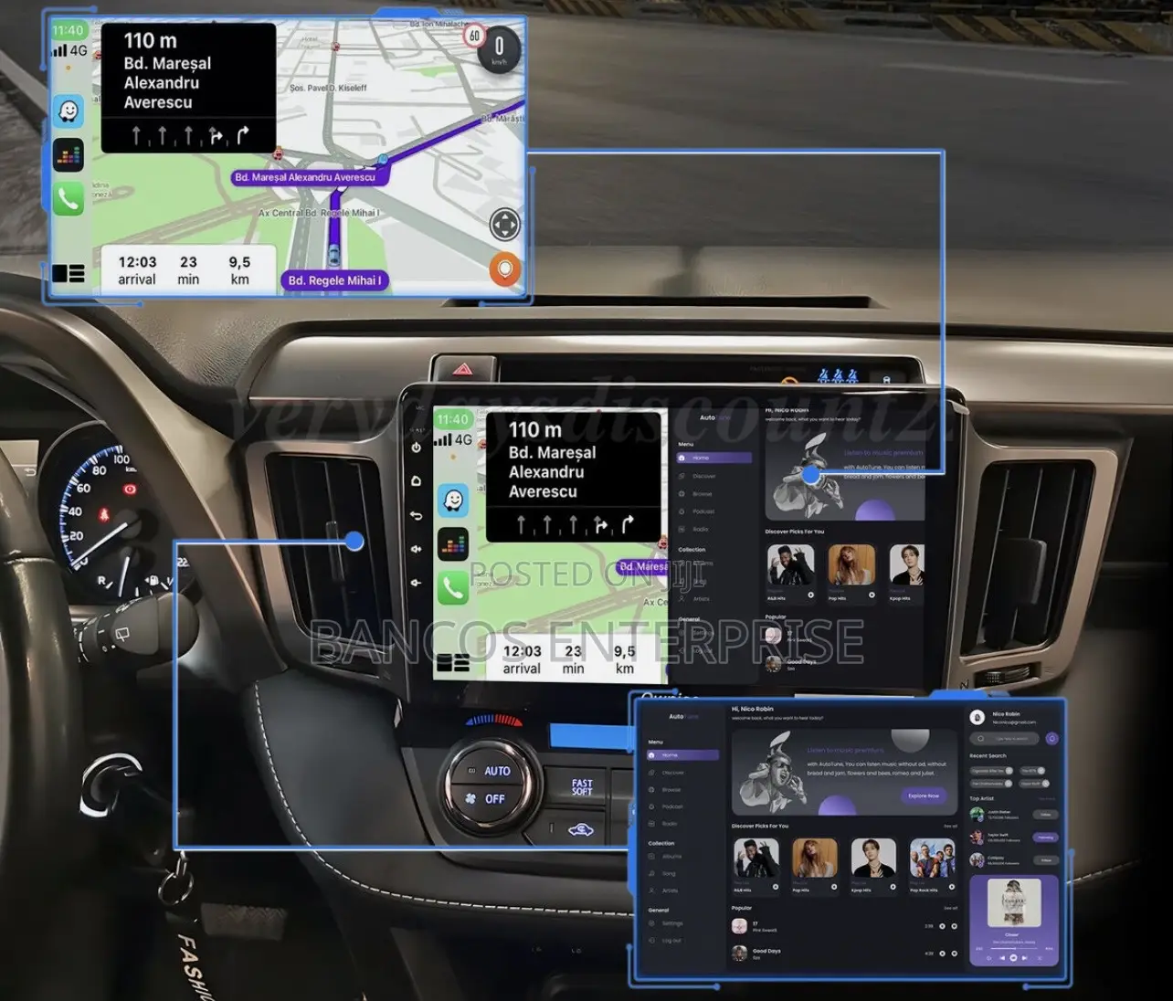 Toyota Camry 2006-2011 Android Car Stareo
