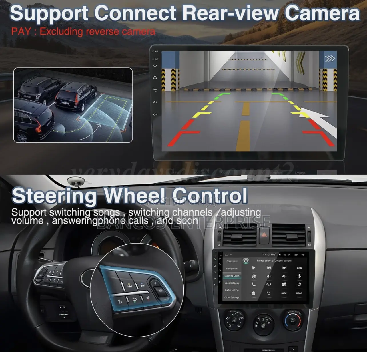Toyota Camry 2006-2011 Android Car Stareo