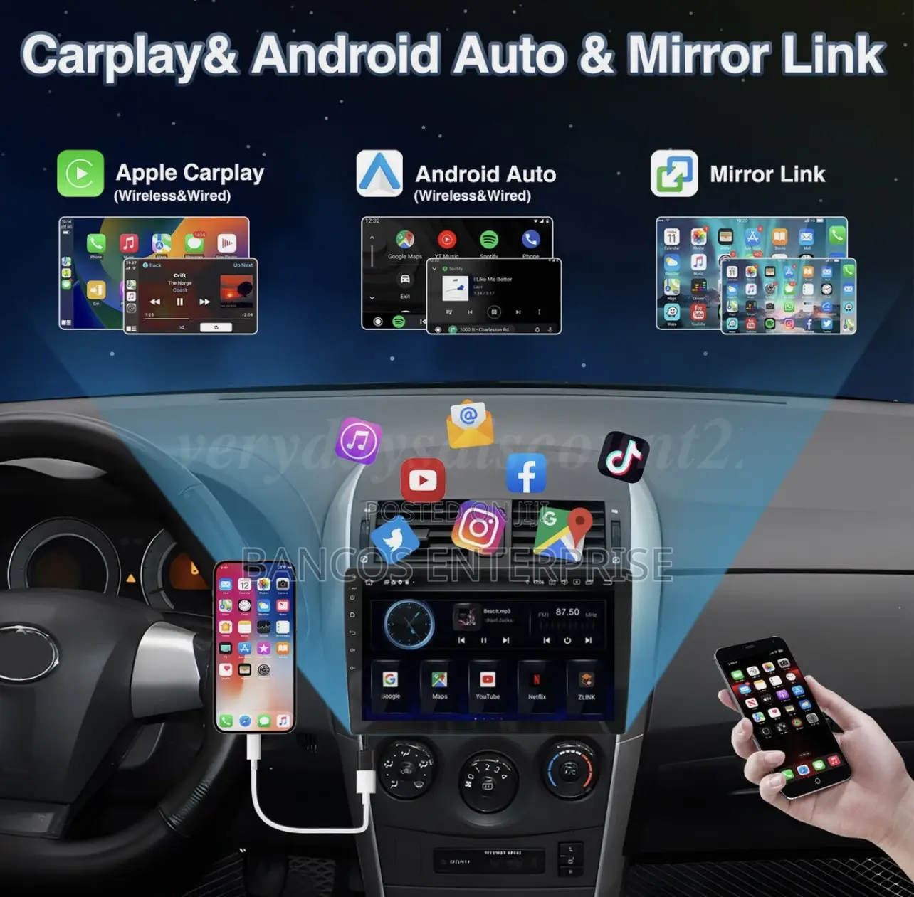 Toyota Camry 2006-2011 Android Car Stareo