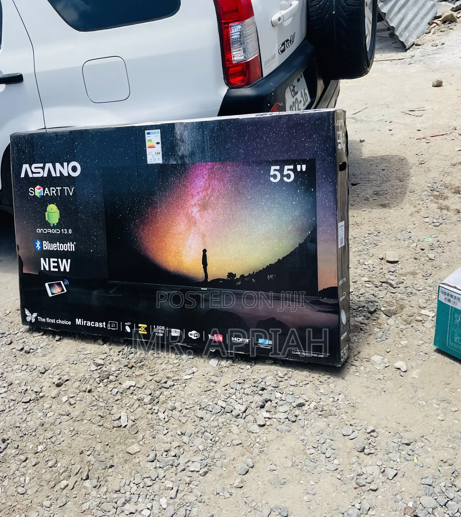 Unique Asano 55 Inch Uhd Smart Satellite Android Tv.