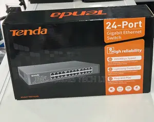 Photo - Tenda 24port Gigabit Switch, 24-Port Gigabit Ethernet Switch