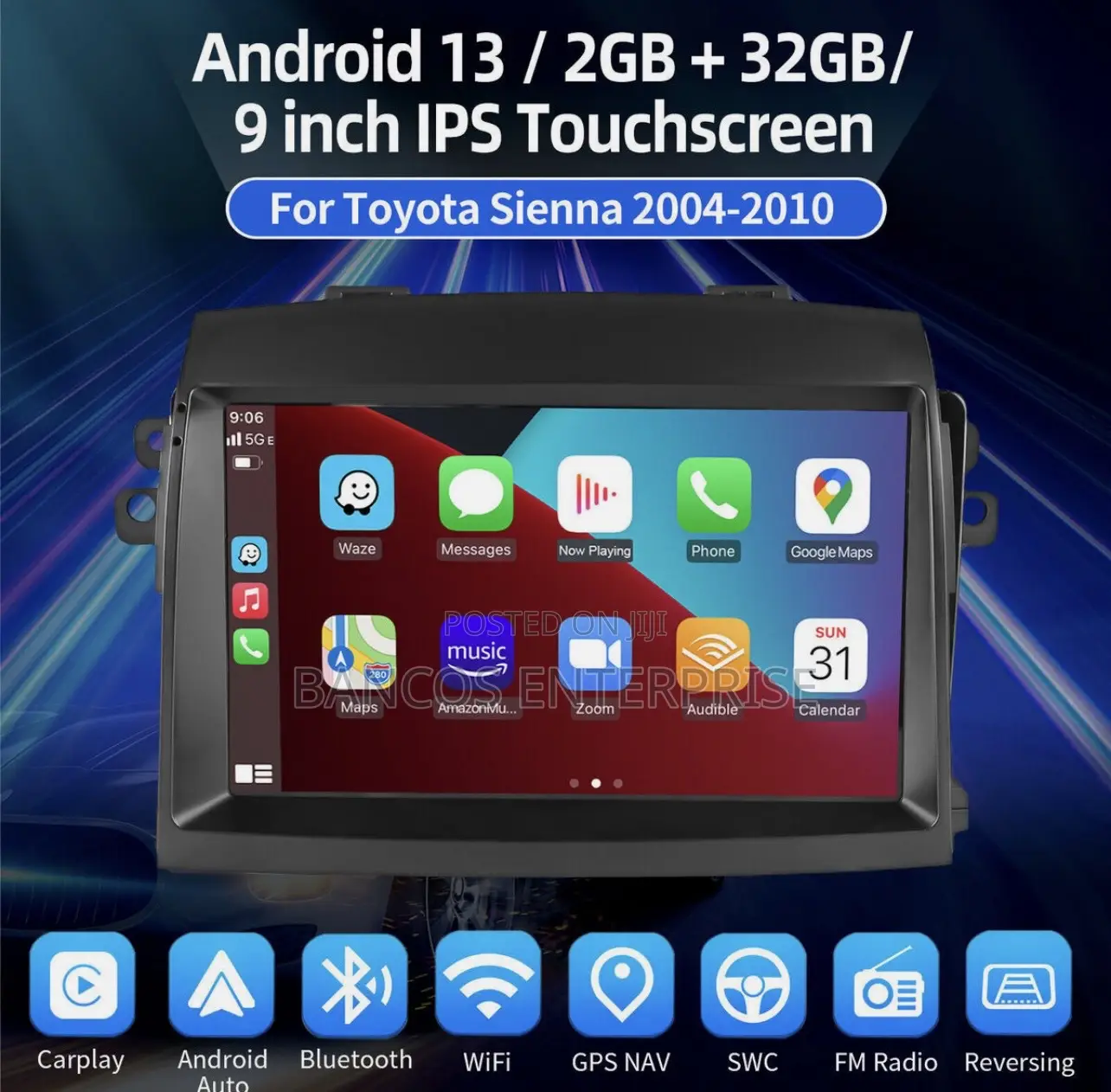 Toyota Sienna 2004-2010 Android Stereo