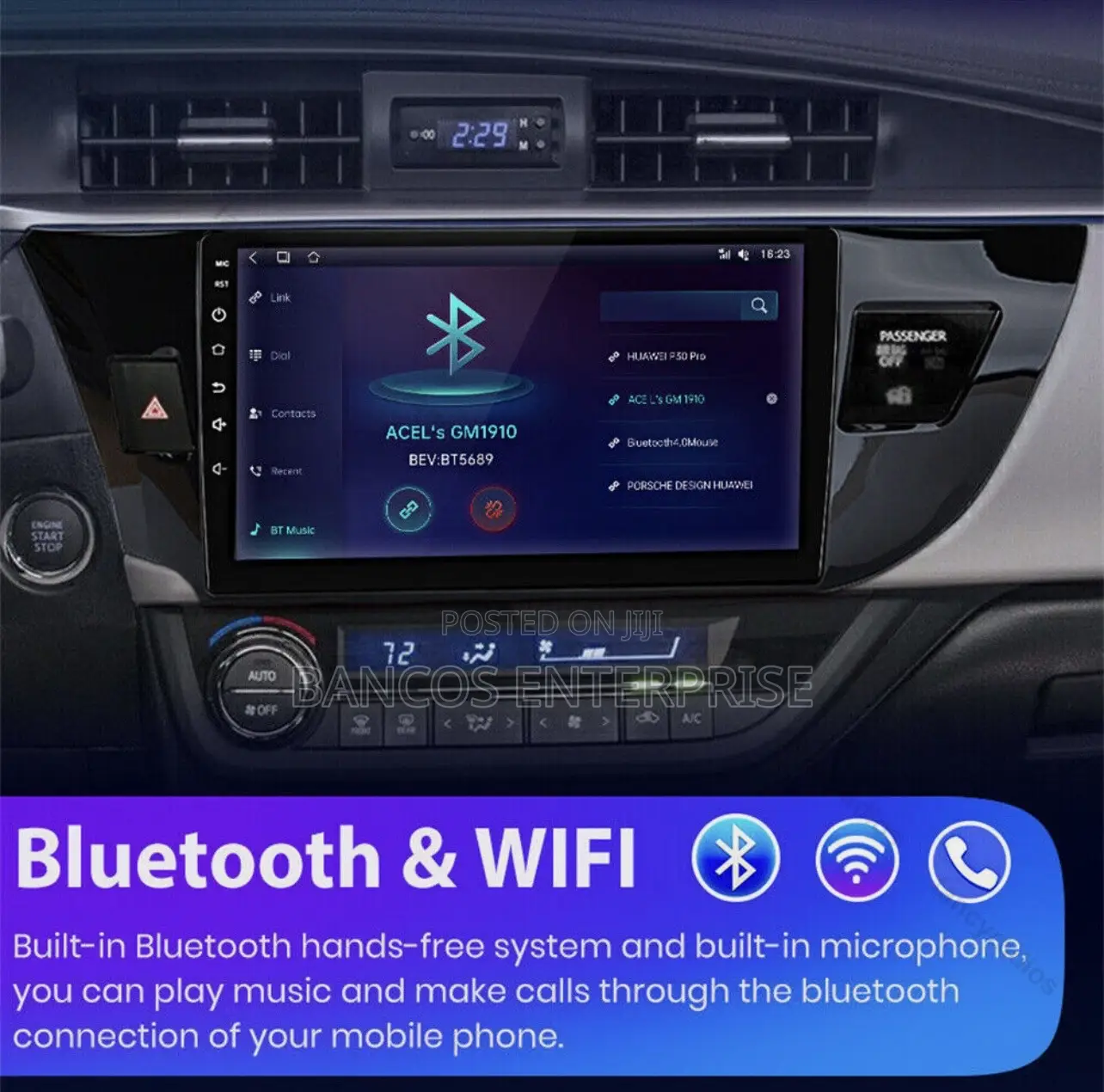 Toyota Corolla 2014-2014 Car Android Stereo