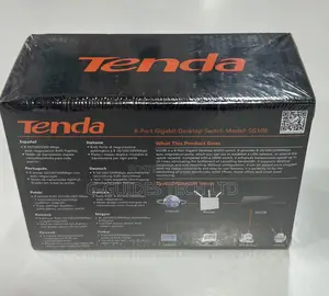 Tenda 8port Gigabit Desktop Switch, 8-Port GIGABIT SWITCH