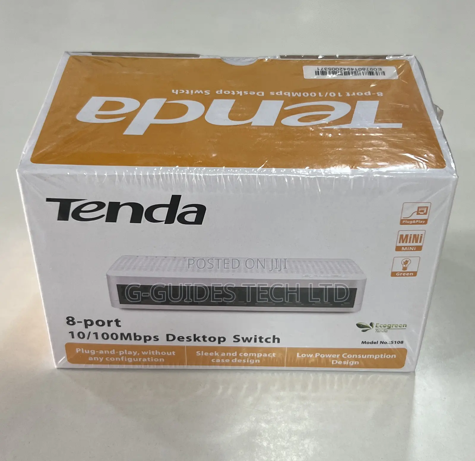Tenda 8-port Switch, 8-PORT 10/100mbps Desktop Switch