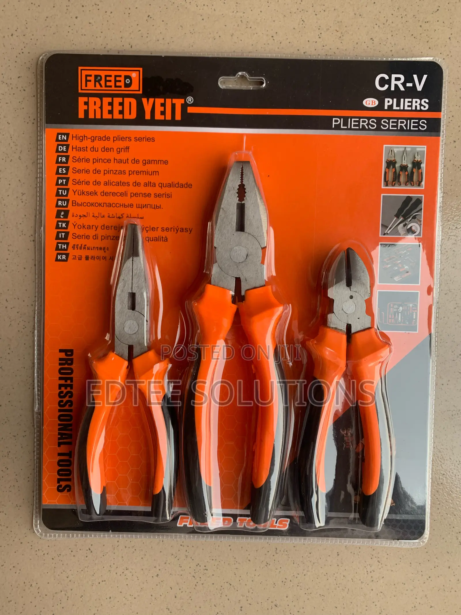3pcs Cr-v Plier Set