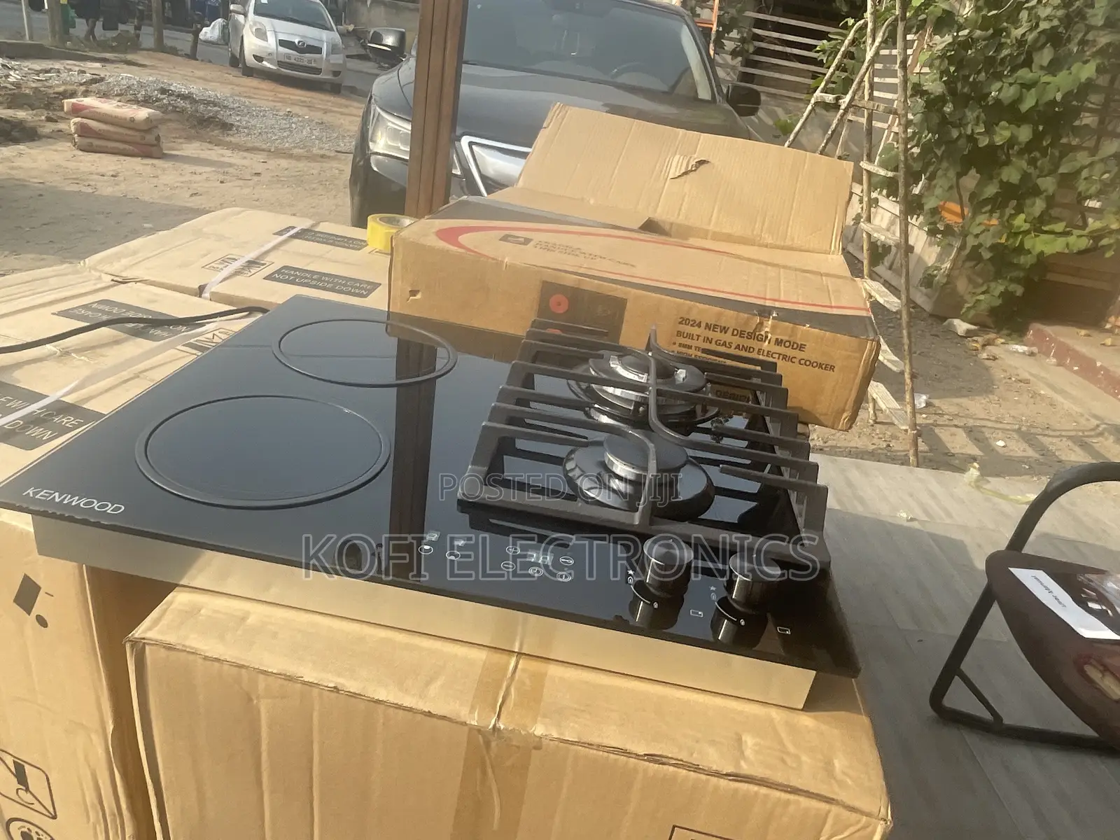 Kenwood Tempered Glass 2 Gas 2 Electric 60cm Inbuilt Cooker