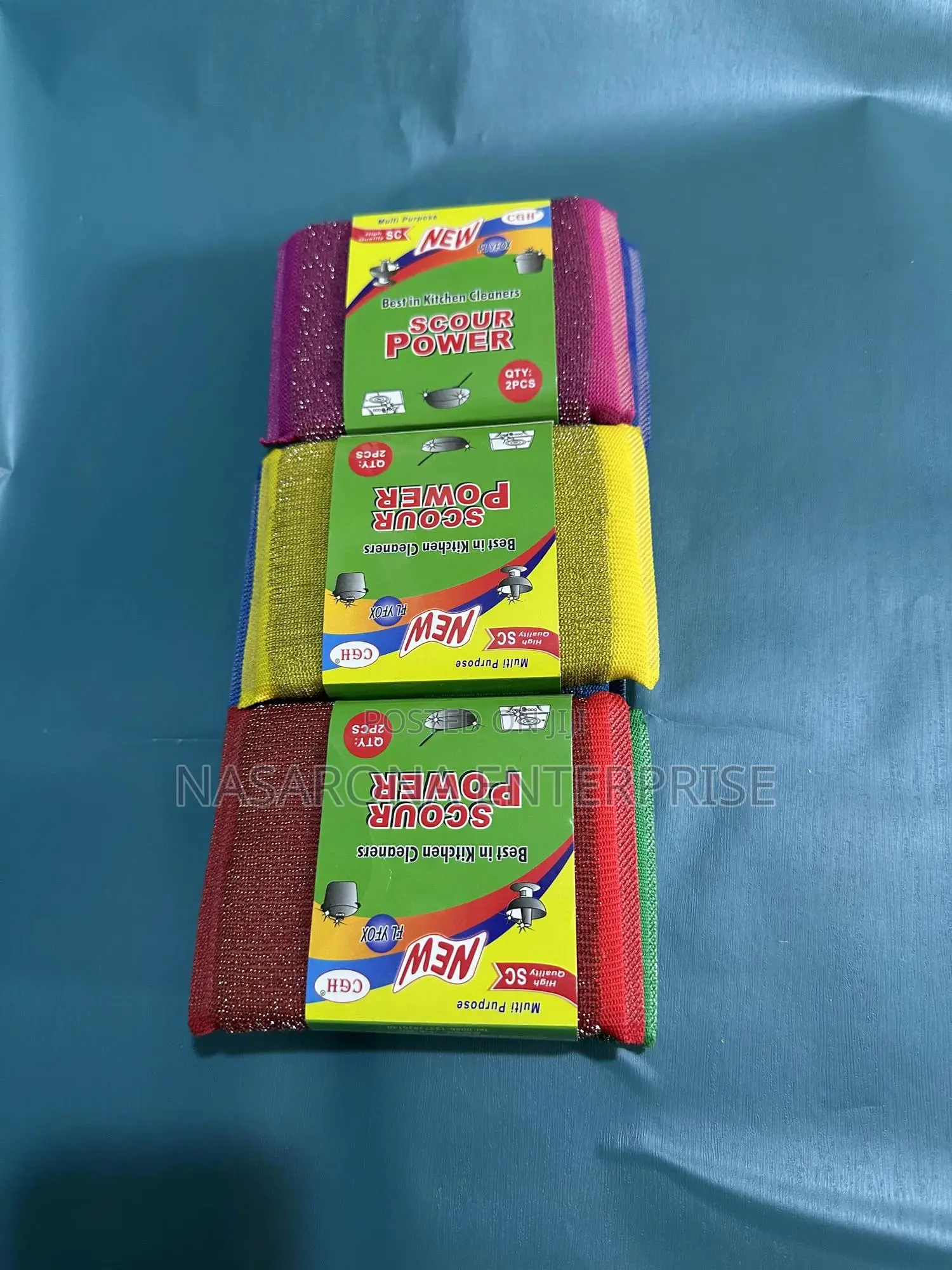 Scour Power (Scouring Pad) 3 Sets Mini 25g