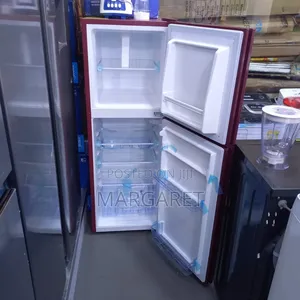 Red Rose Pearl Double Door Fridge