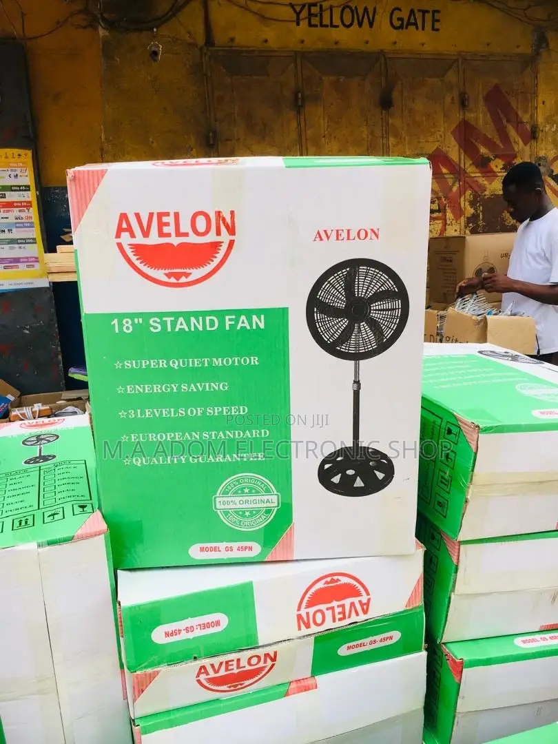 Avelon 2-in-1 18" Standing Fan: Cool Comfort, Anytime
