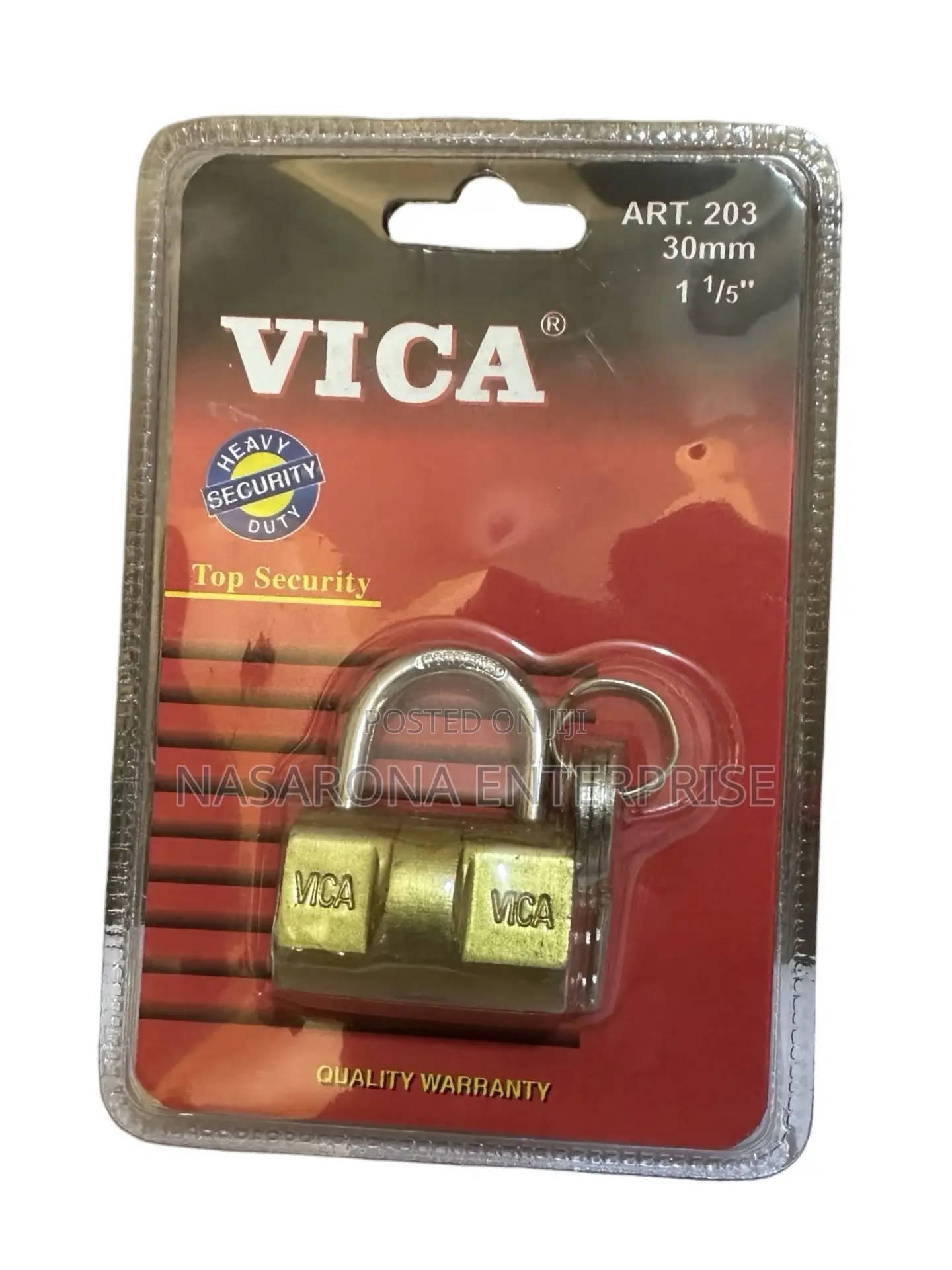 Vica Heavy Duty Hammer Padlocks (30mm) (12 Pcs)