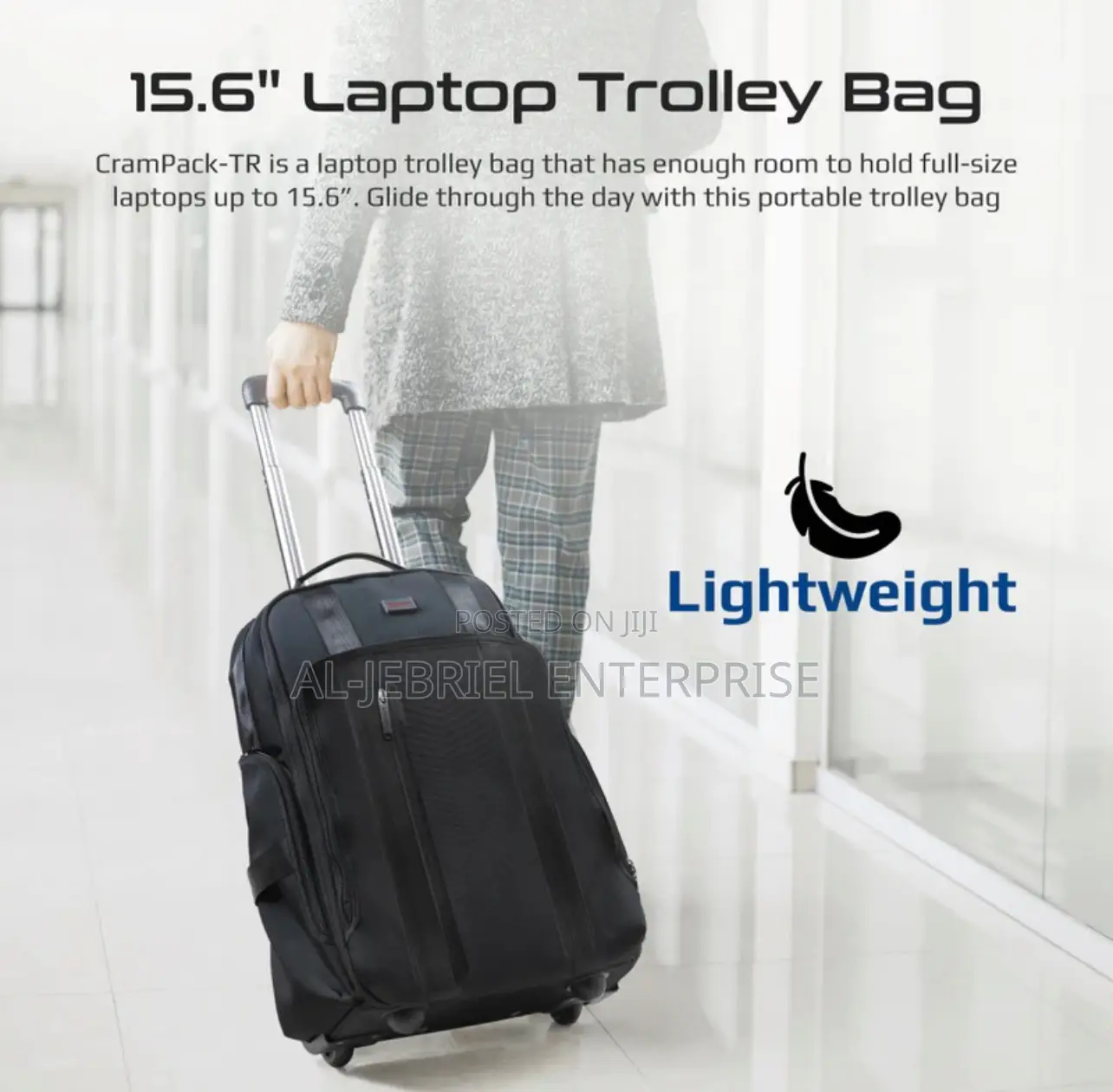 Large Capacity Promate Trolley Bagpack With Compartments