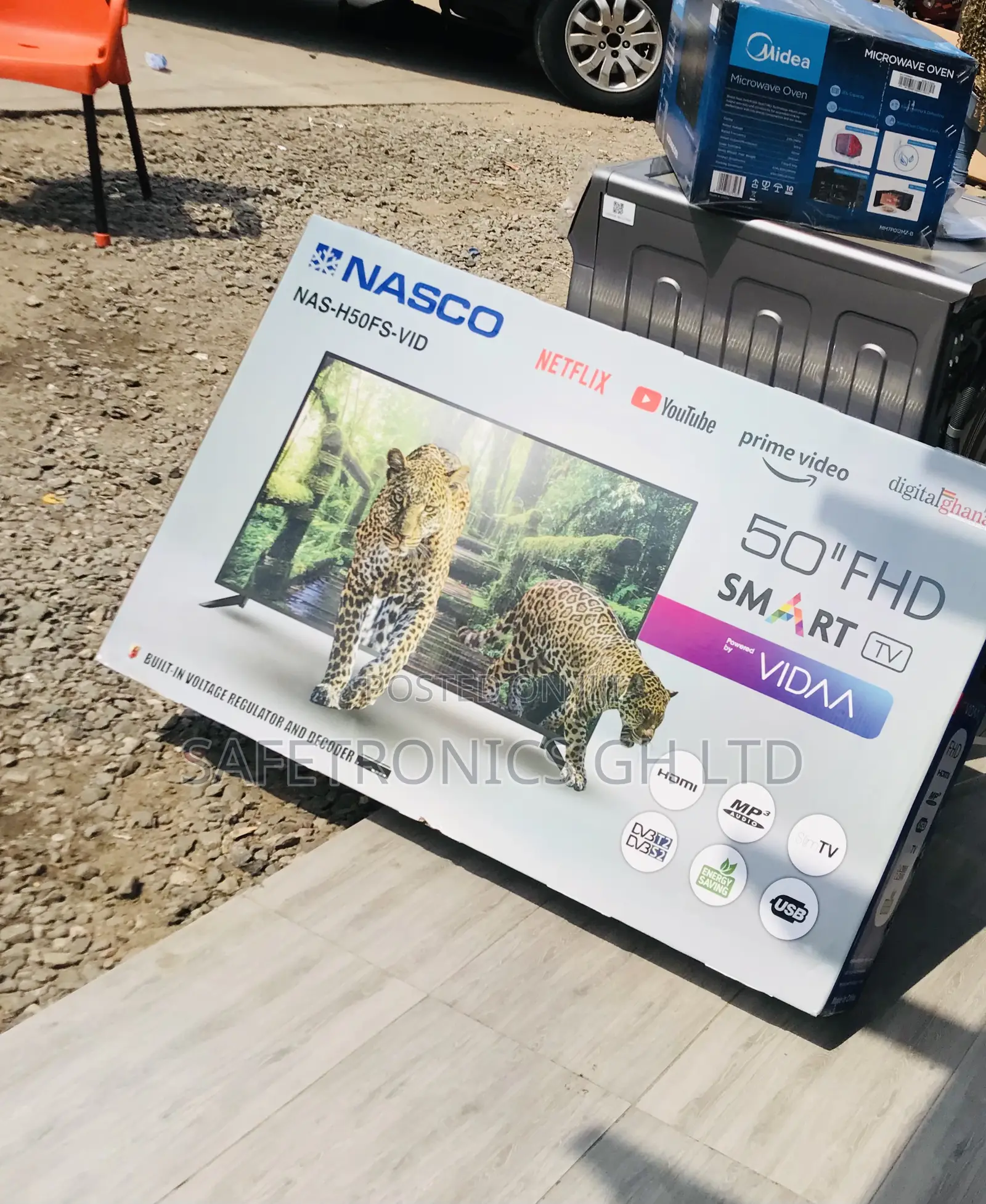Called or Text 50 Inch Small Nasco Led Android UHD Tv