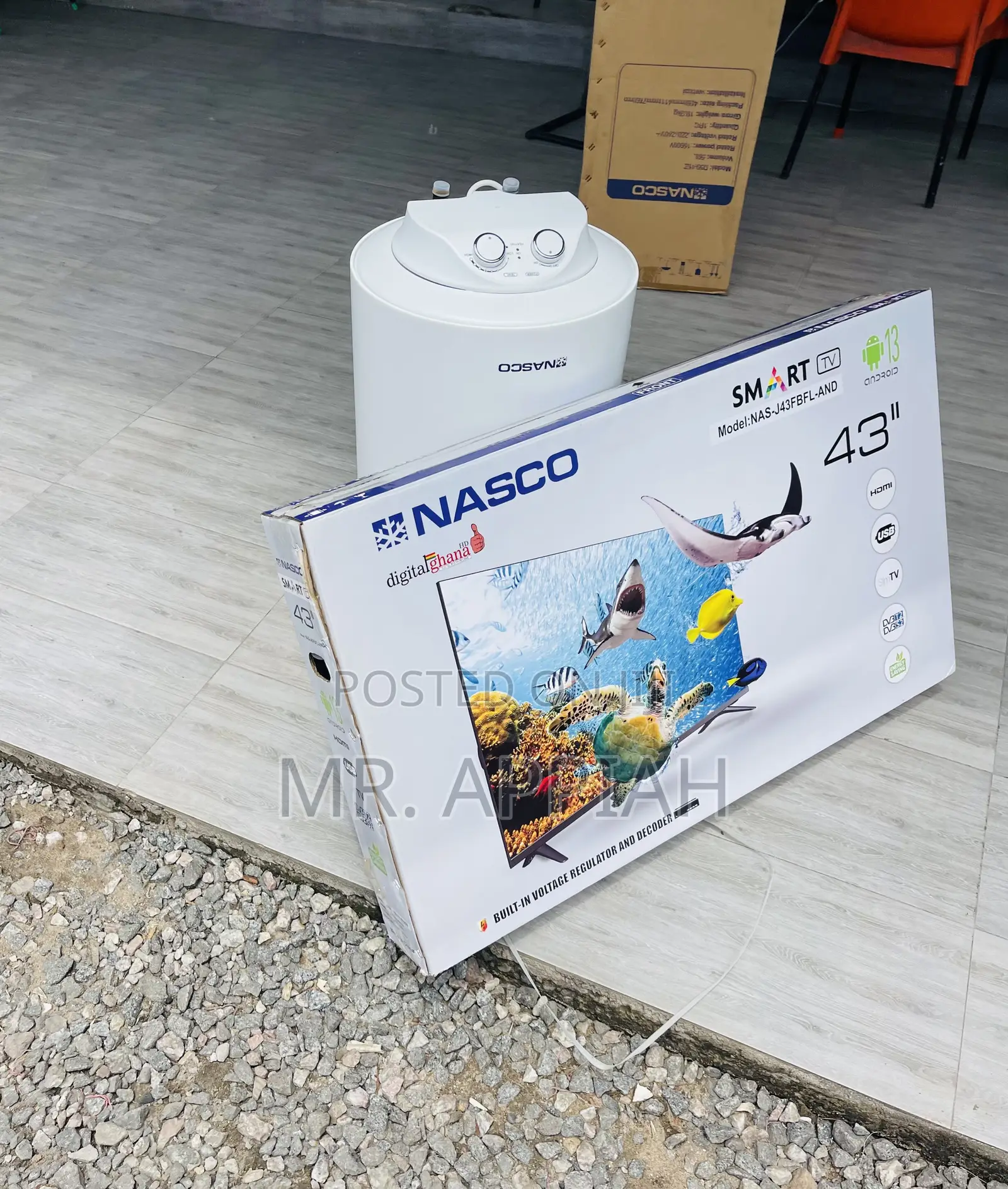 Unique Nasco 43 Inch Full Hd Digital Satellite Smart Tv.