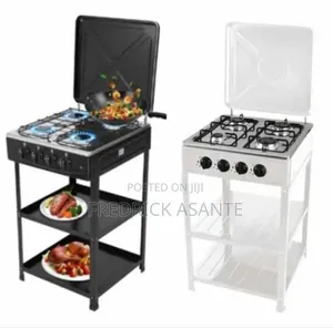4 Burner Gas Stove With Stand