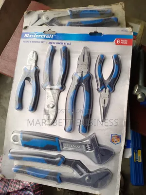 Pliers and Wrench Set Mastercraft Brand