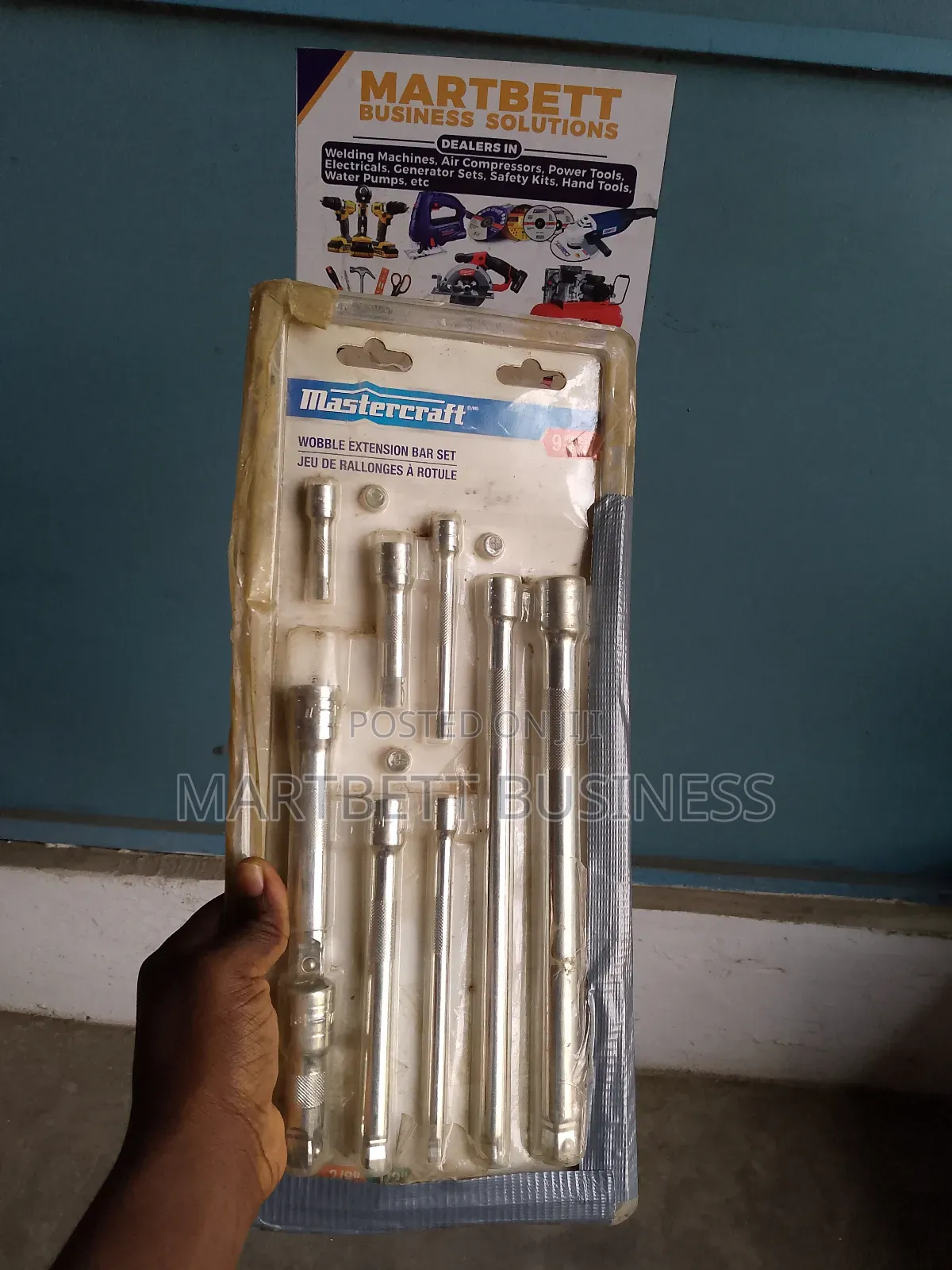 9pcs Extension Bar Set Master Craft Brand