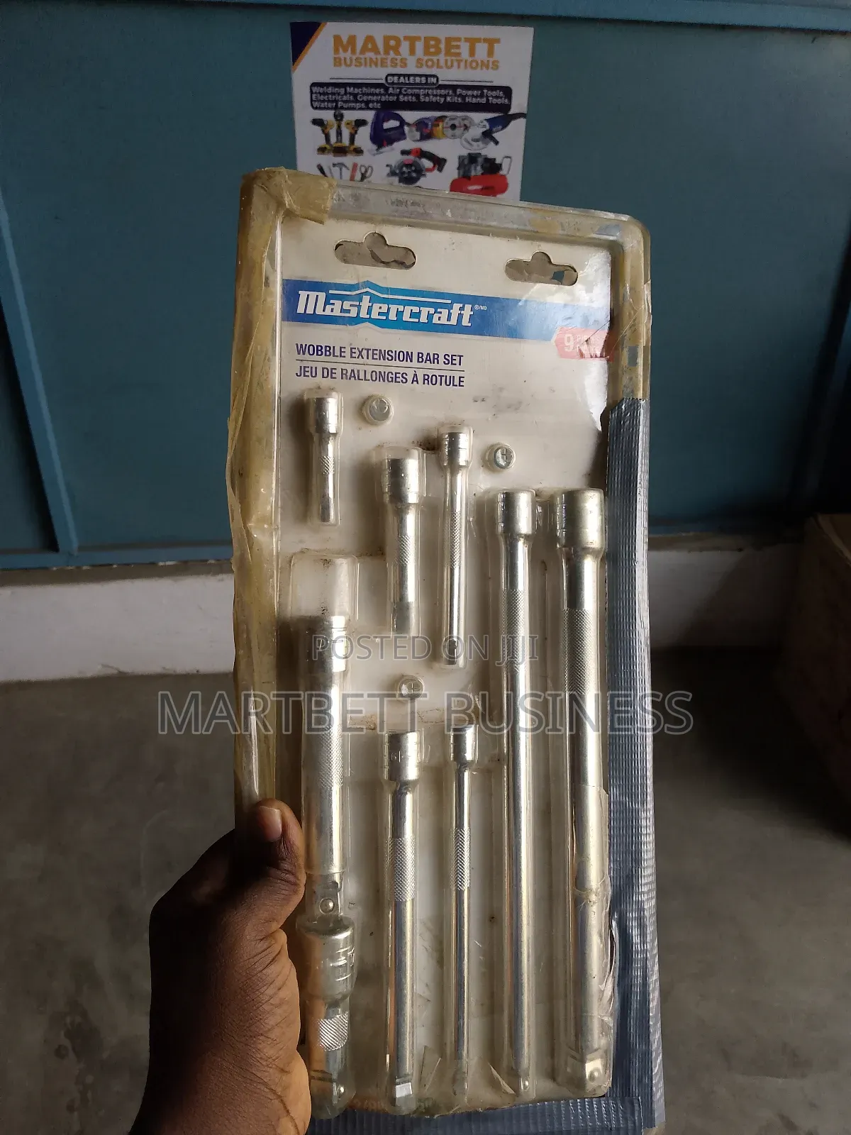 9pcs Extension Bar Set Master Craft Brand