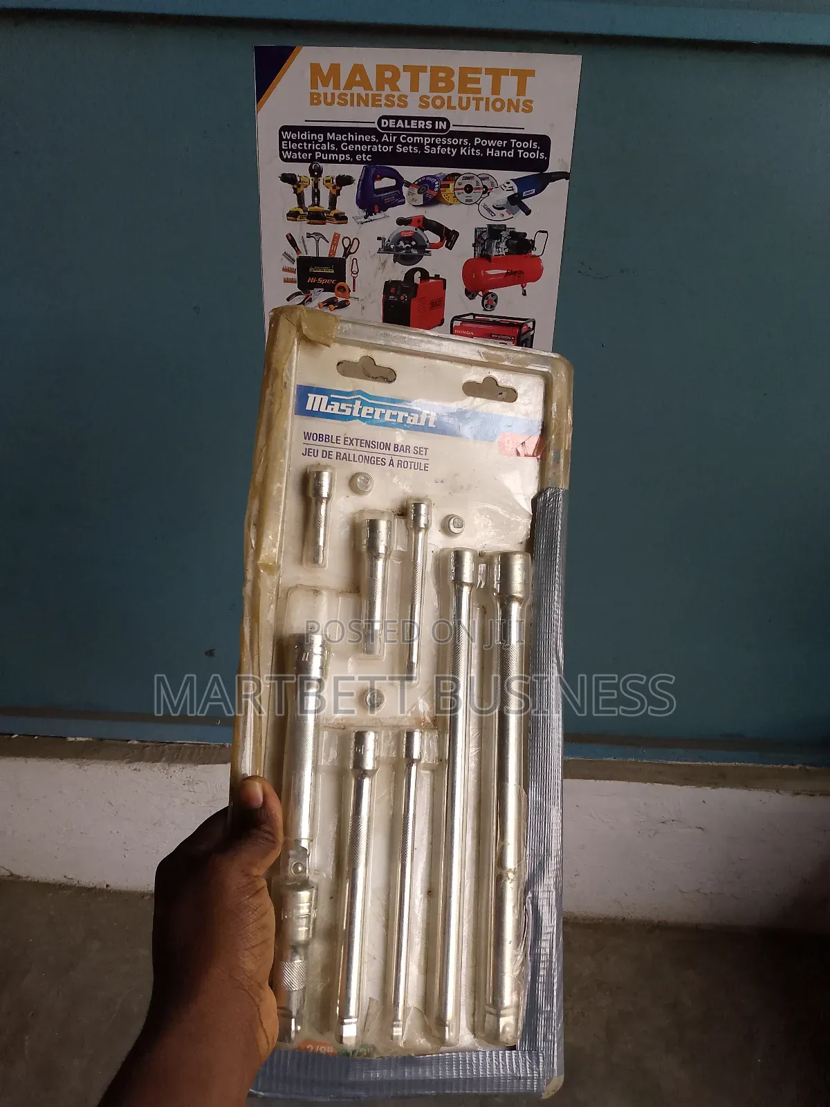 9pcs Extension Bar Set Master Craft Brand