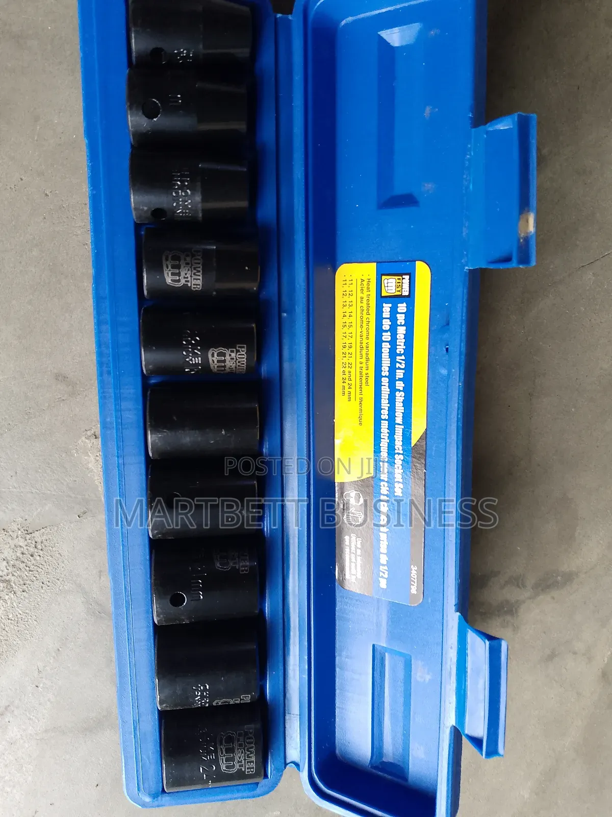 10pcs Socket Set Mastercraft Brand