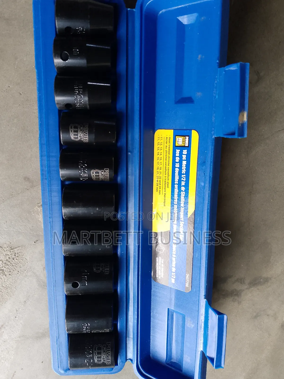 10pcs Socket Set Mastercraft Brand