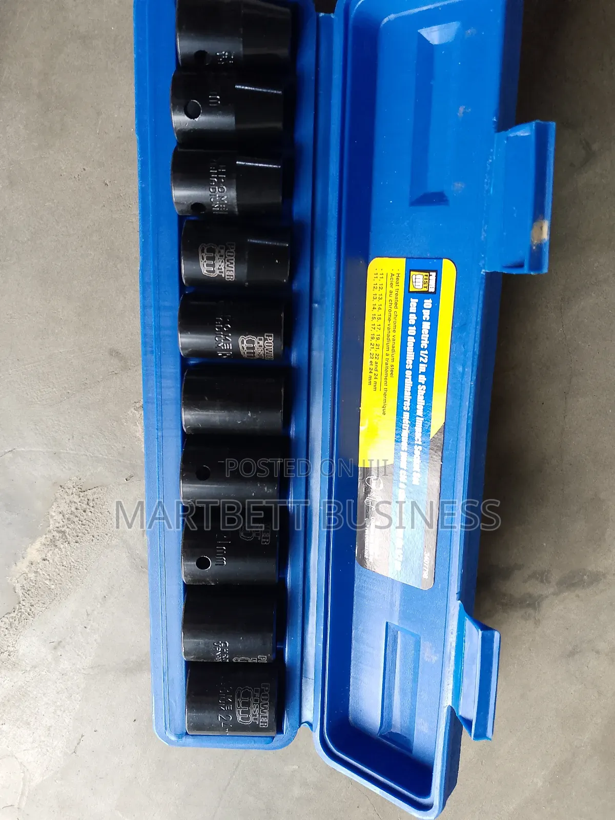 10pcs Socket Set Mastercraft Brand
