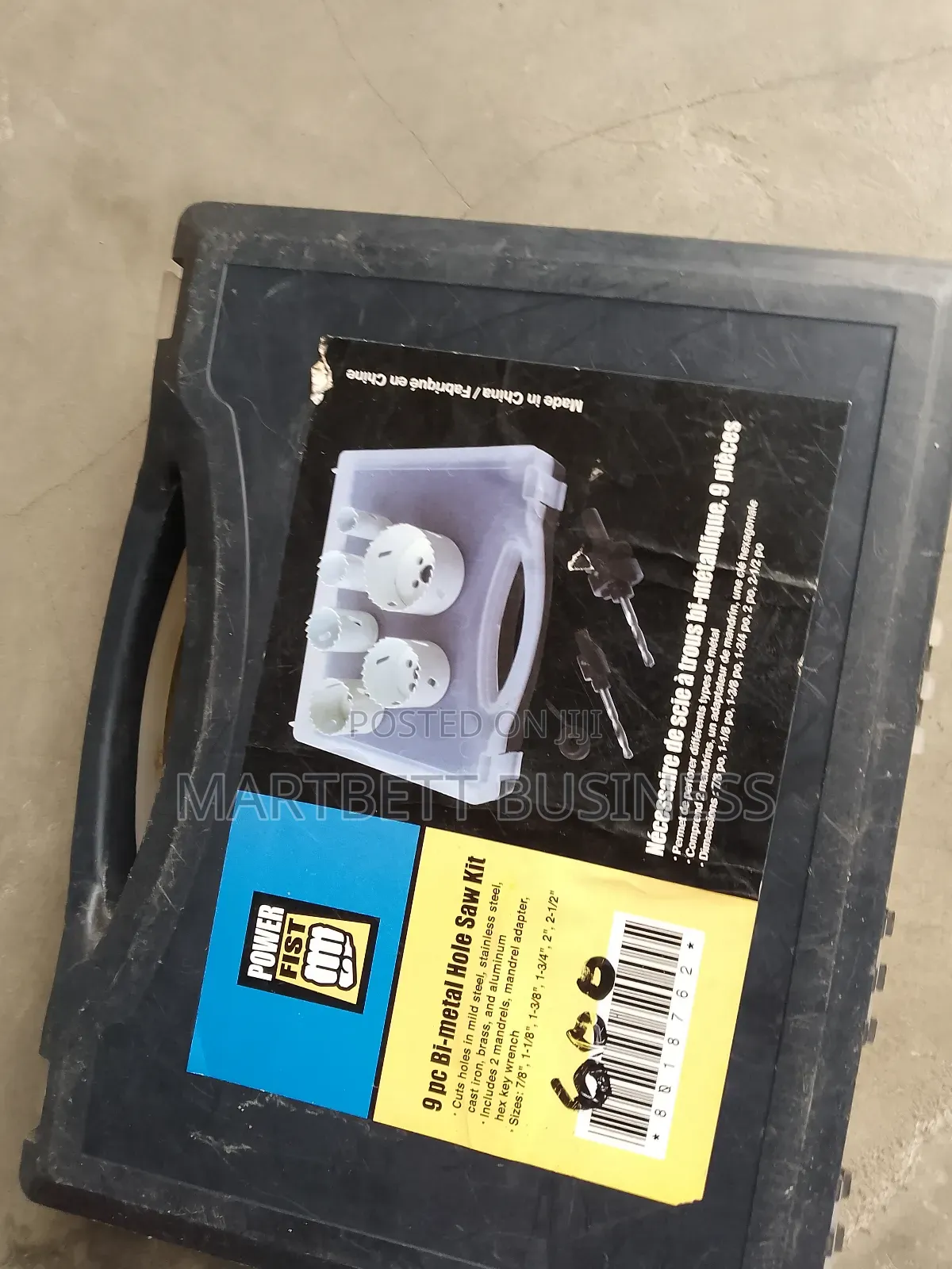 9cs Bi Metal Hole Saw Kit