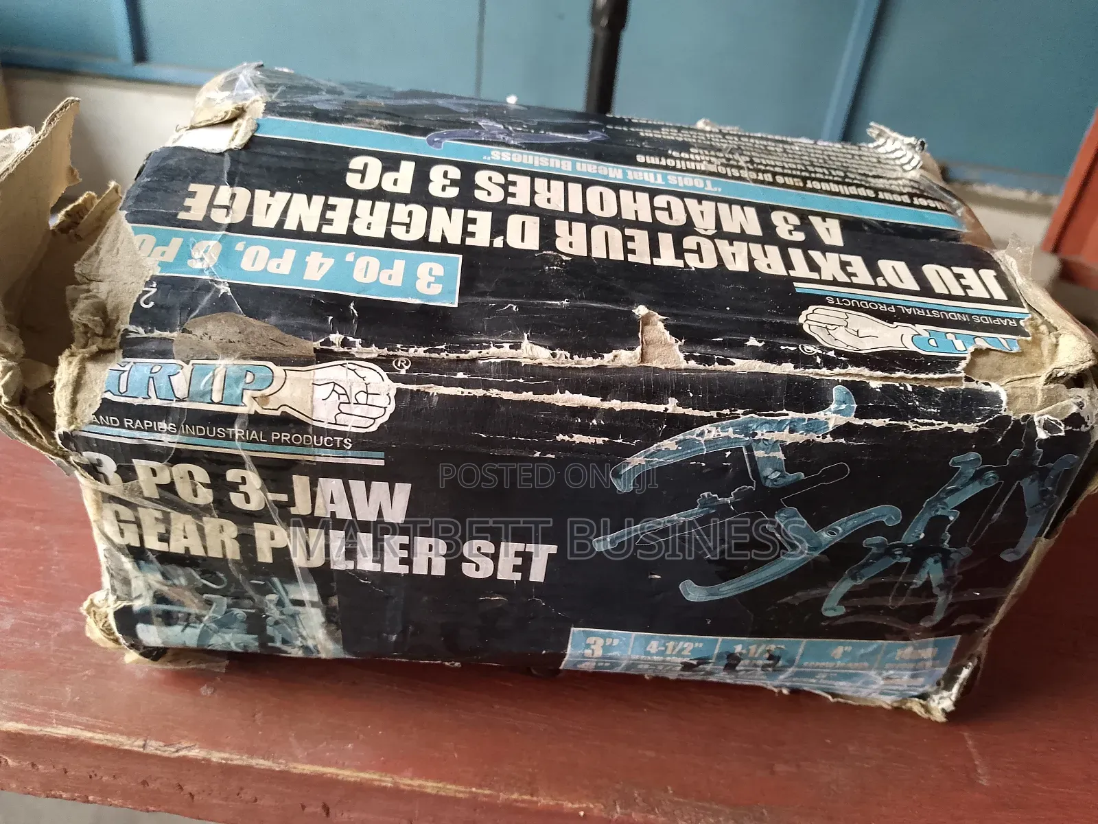 3pcs Jaw Gear Puller Set