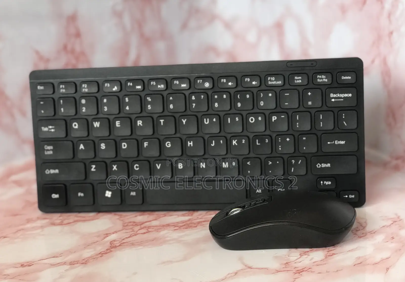 Wireless Mini Keyboard With Cordless Mouse