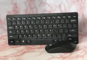 Wireless Mini Keyboard With Cordless Mouse