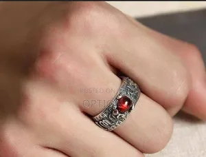 Pixiu Garnet Luck Ring