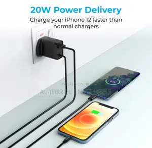 Promate ICHARGE-PDQC3 20W Ultra-Fast Charging Wall Charger