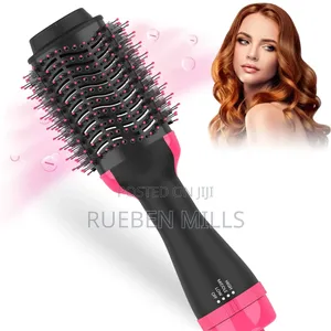 Photo - 3 in 1 Blow Dryer Brush Comb Hot Air Hair Straightener