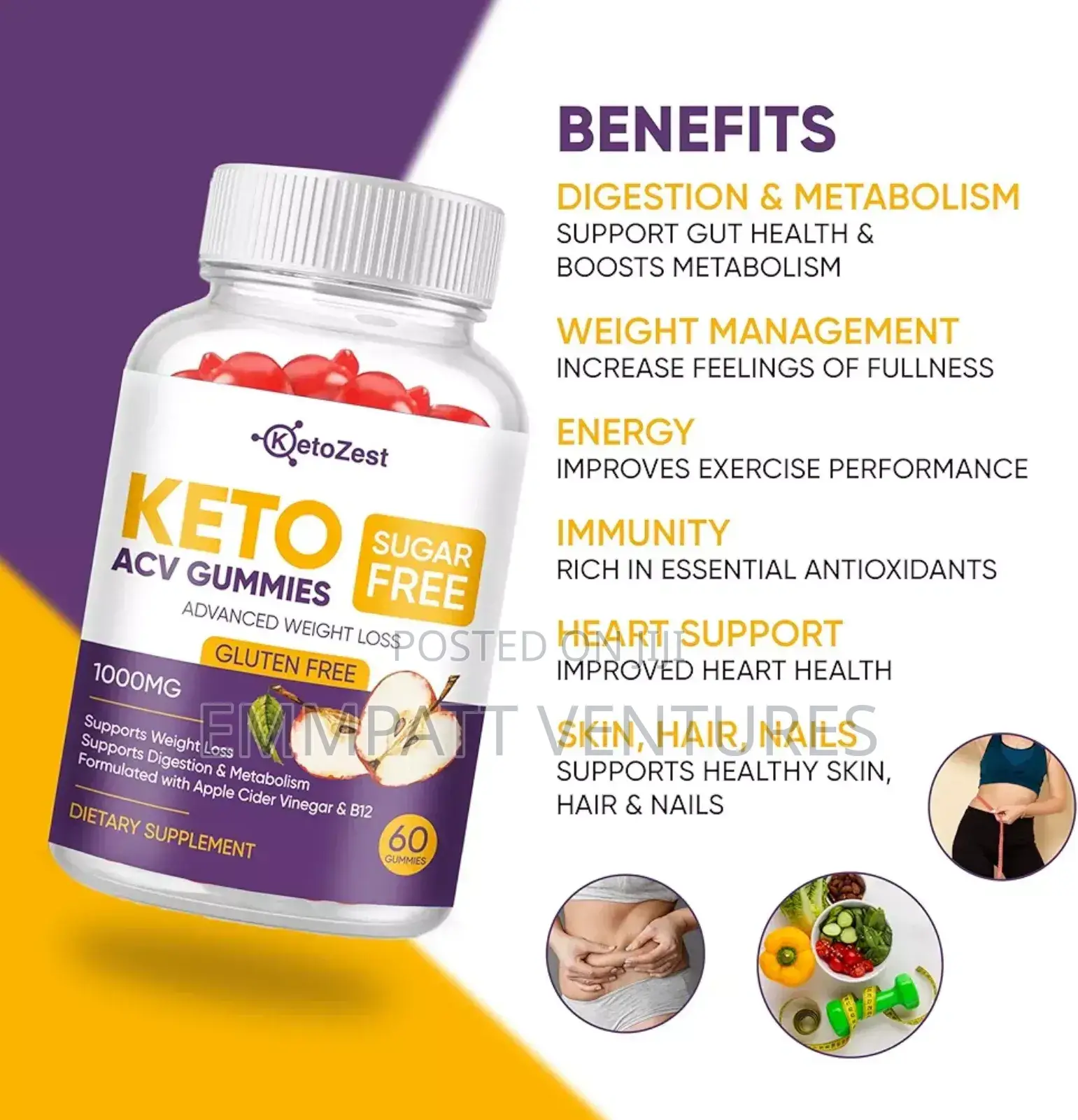 Keto PLUS Acv Weight Loss Gummies